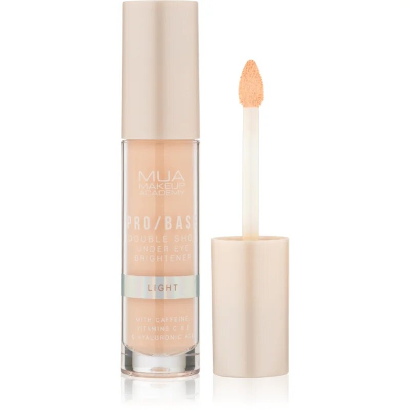 MUA Makeup Academy PRO/BASE Double Shot szem környéki világosító koffeinnel árnyalat Light 5 ml