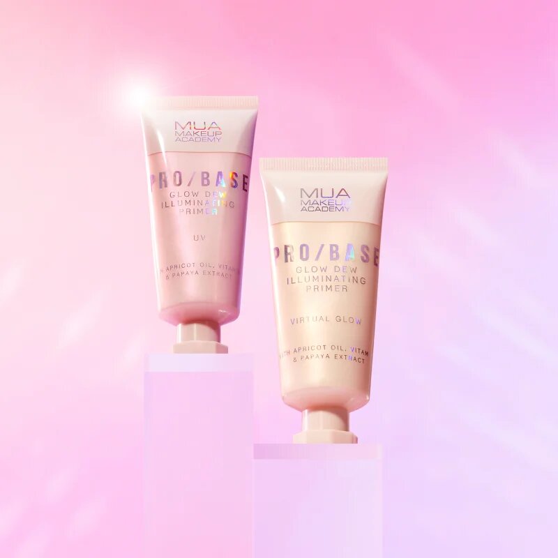 MUA Makeup Academy PRO/BASE Glow Dew ragyogást adó primer árnyalat Spark 30 ml