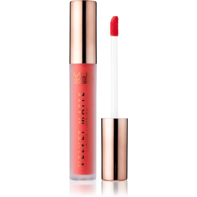 MUA Makeup Academy Velvet Matte mattító folyékony rúzs árnyalat Agenda 3 ml