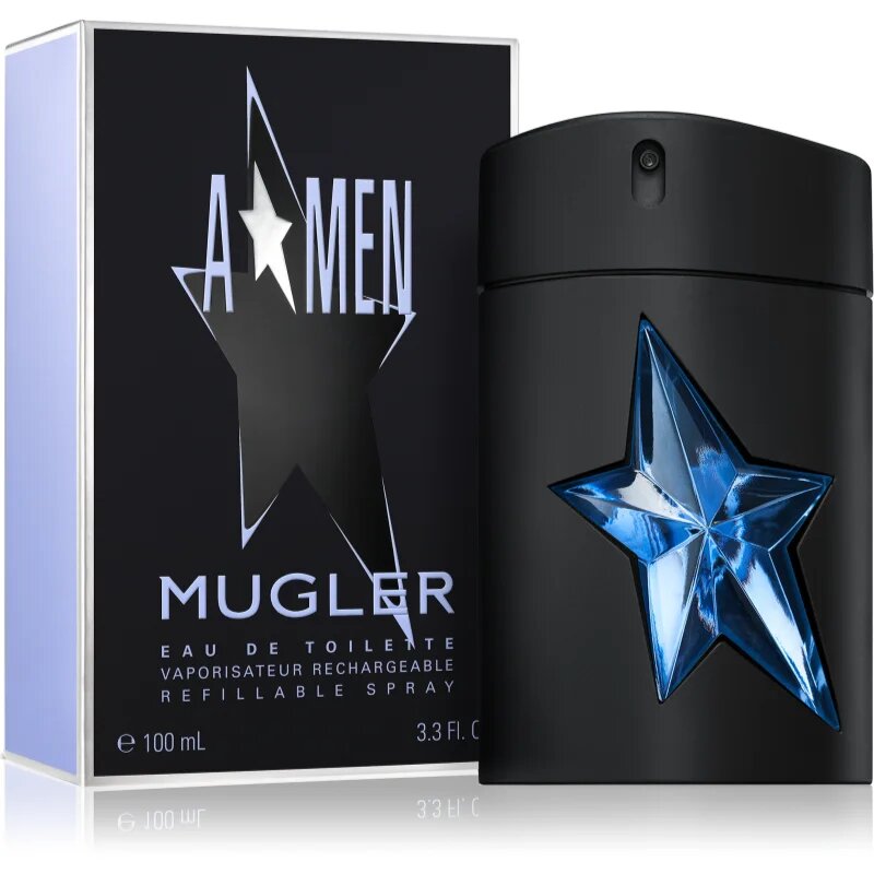 Mugler A*Men Eau de Toilette utántölthető uraknak Rubber Flask 100 ml