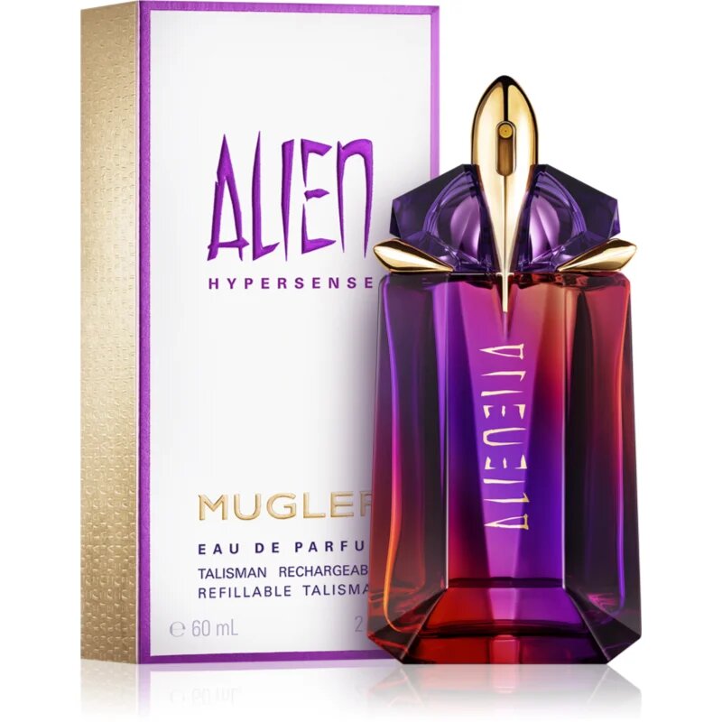 Mugler Alien Hypersense Eau de Parfum utántölthető hölgyeknek 60 ml