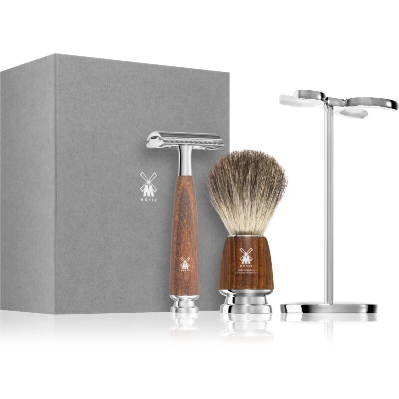 Mühle RYTMO Ash Pure Badger borotválkozási készlet