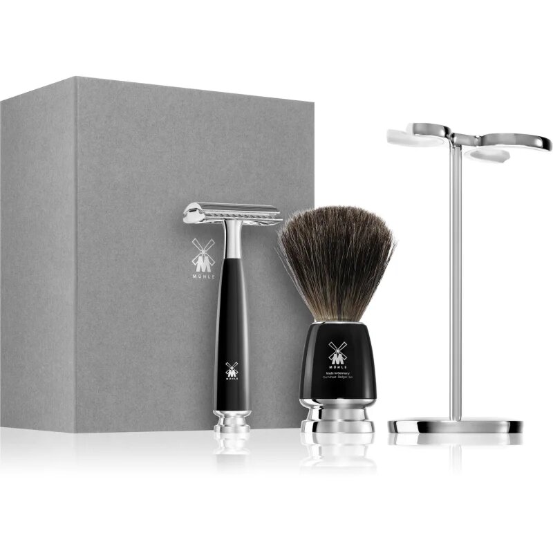 Mühle RYTMO Black Pure Badger borotva készlet