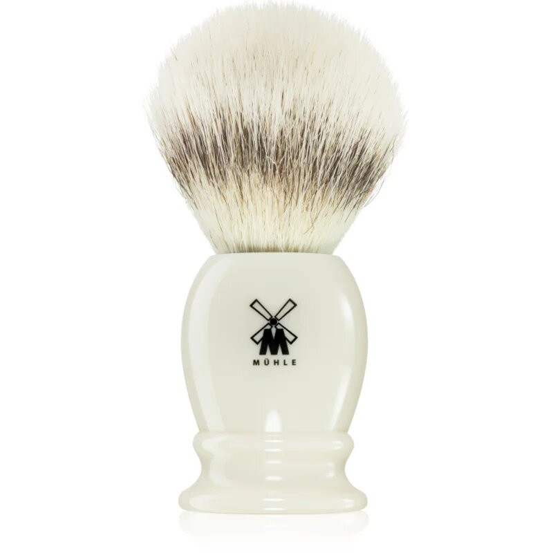 Mühle Silvertip Fibre Ivory Resin borotválkozó ecset Medium 1 db