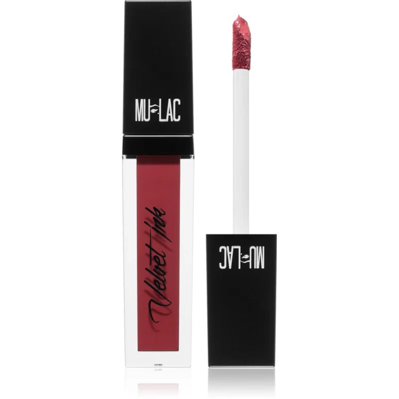 Mulac Cosmetics Velvet Ink tartós matt folyékony rúzs árnyalat Secret Love 5 ml