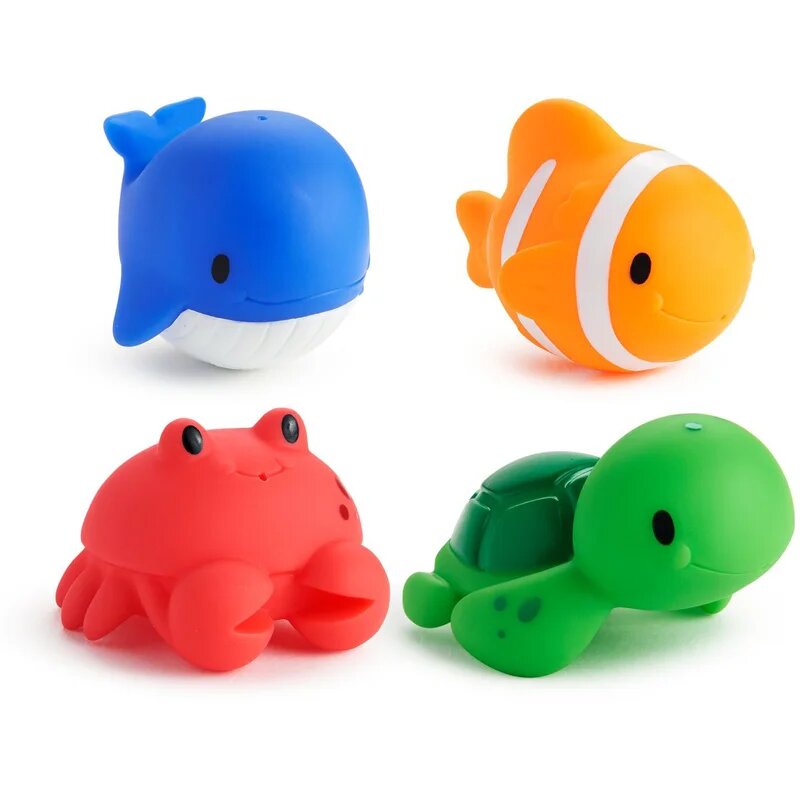 Munchkin Bath Ocen Bath Squirts Fürdőjátékok 9 m+ 4 db