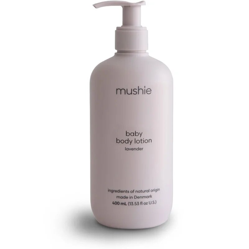 Mushie Organic Baby hidratáló testápoló gyerekeknek és újszülötteknek Lavender 400 ml