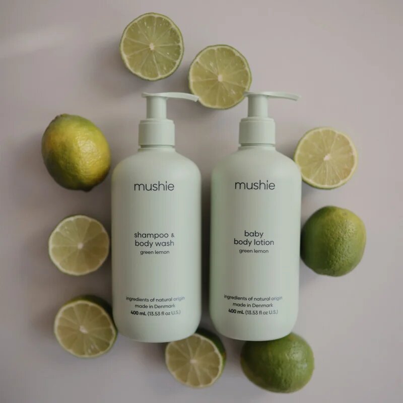 Mushie Organic Baby hidratáló testápoló gyerekeknek és újszülötteknek Lavender 400 ml