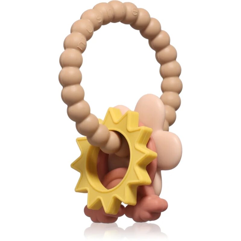 Mushie Teething Ring rágóka Nature 1 db