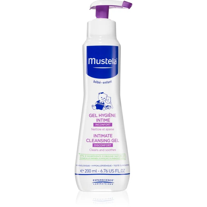 Mustela Bébé Nyugtató intim mosakodó gyermekeknek 200 ml