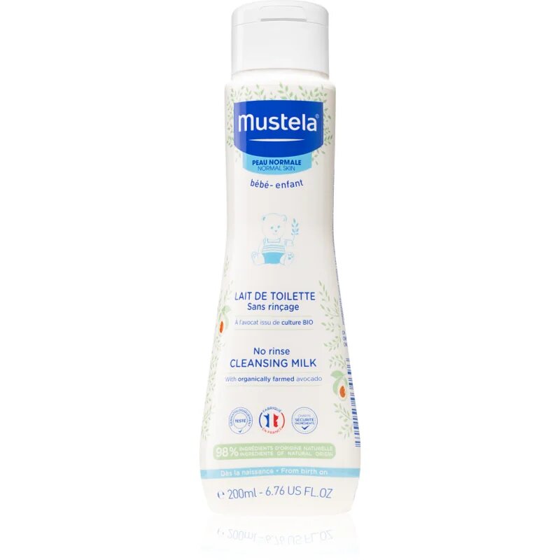 Mustela Bébé tisztító tej gyermekeknek 200 ml