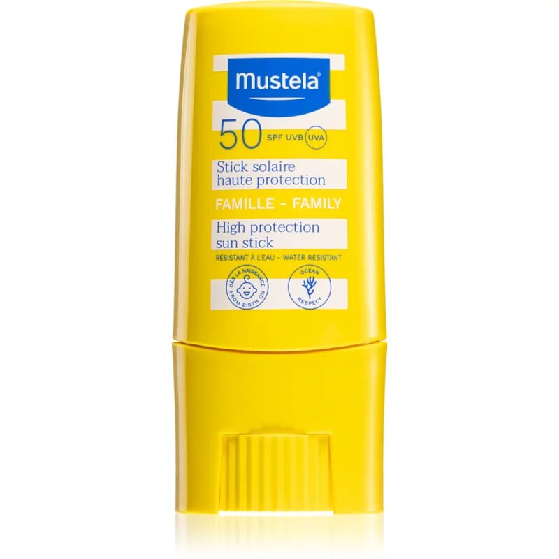 Mustela Sun High Protection Sun Stick stick napozáshoz SPF 50 9 ml