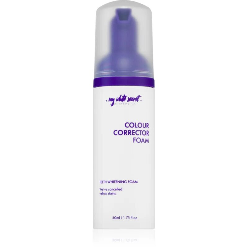 My White Secret Teeth Whitening Foam habkorrektor fogfehérítéshez V34 50 ml
