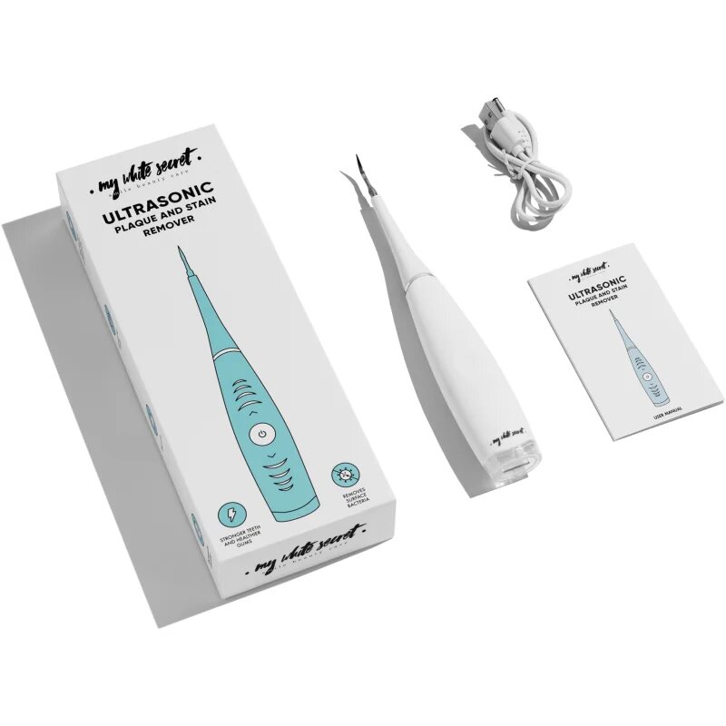 My White Secret Ultrasonic Plaque and Stain Remover folt- és lepedéktisztító 1 db