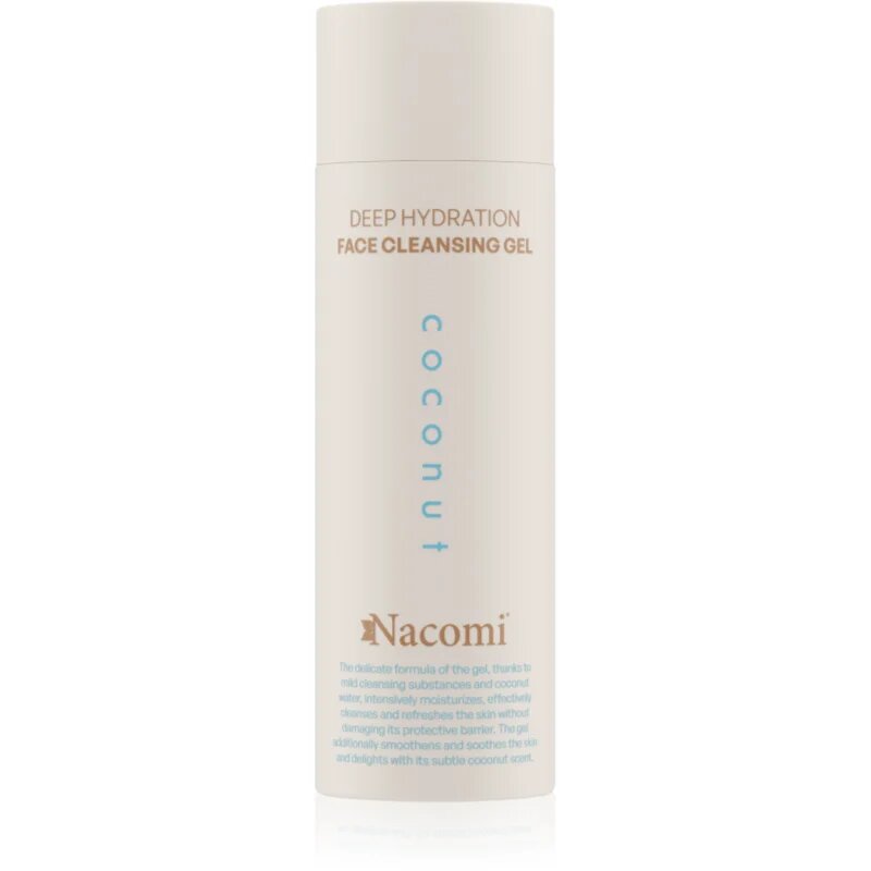 Nacomi Deep hydration tisztító gél Coconut 140 ml