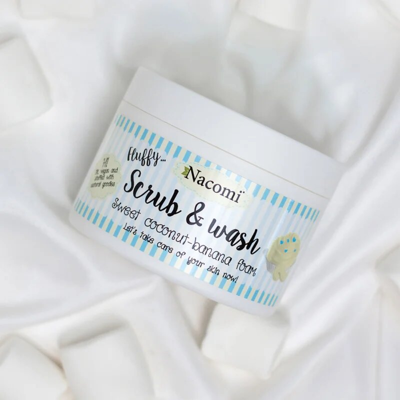 Nacomi Fluffy... Sweet Coconut-Banana tisztító hab 180 ml
