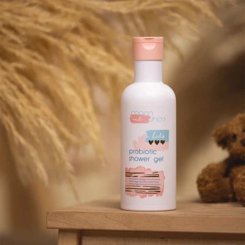 Nacomi Mom & Who Kids tusfürdő gél probiotikumokkal gyermekeknek 250 ml