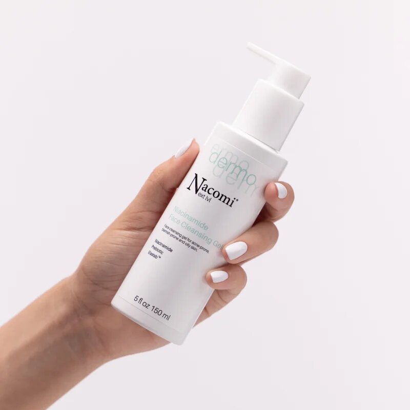 Nacomi Next Level Dermo tisztító gél az arcbőrre problémás és pattanásos bőrre 150 ml