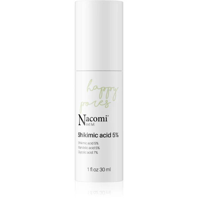 Nacomi Next Level Happy Pores tisztító peeling Shikimic acid 5% 30 ml