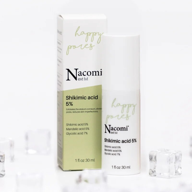 Nacomi Next Level Happy Pores tisztító peeling Shikimic acid 5% 30 ml