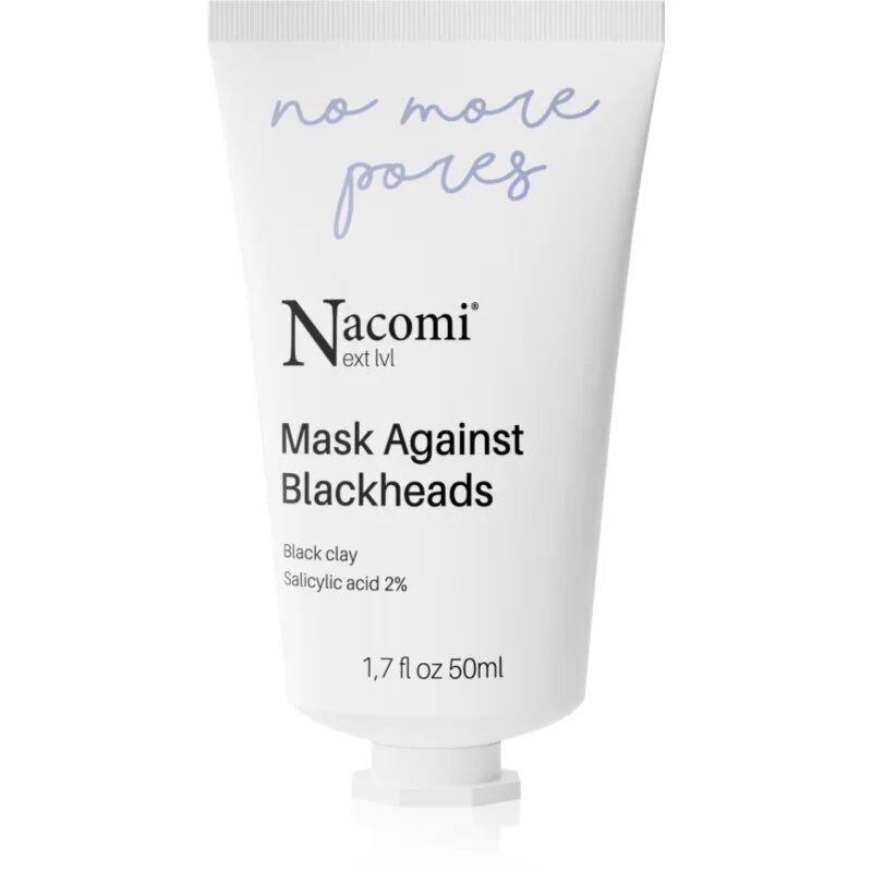 Nacomi Next Level No More Pores tisztító maszk a mitesszerek ellen 50 ml