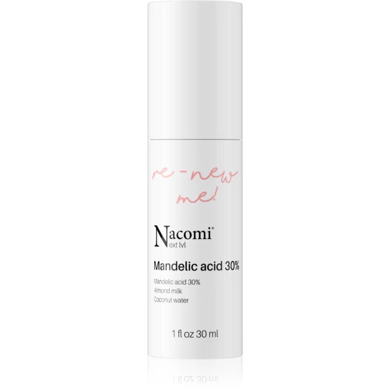 Nacomi Next Level Re-New Me feszesítő hámlasztó szérum Mandelic Acid 30% 30 ml