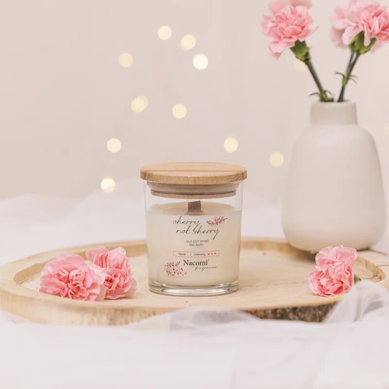 Nacomi Soy Candle Home Fragrances illatgyertya fa kanóccal 140 g