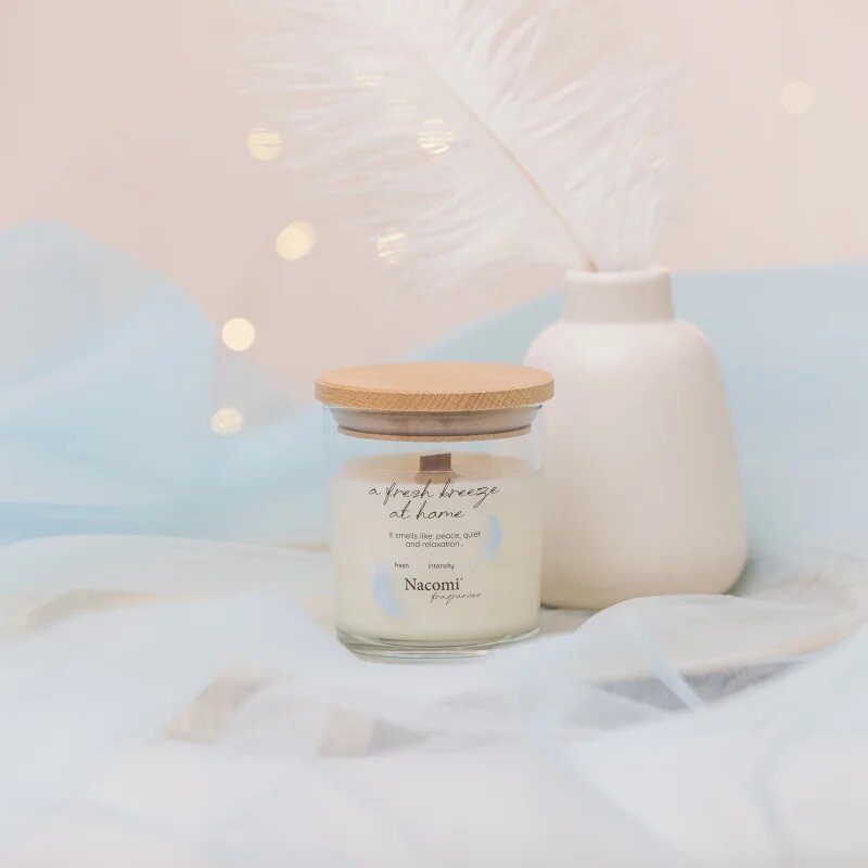Nacomi Soy Candle Home Fragrances illatgyertya fa kanóccal 140 g
