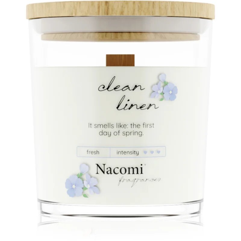 Nacomi Soy Candle Home Fragrances illatgyertya fa kanóccal 140 g