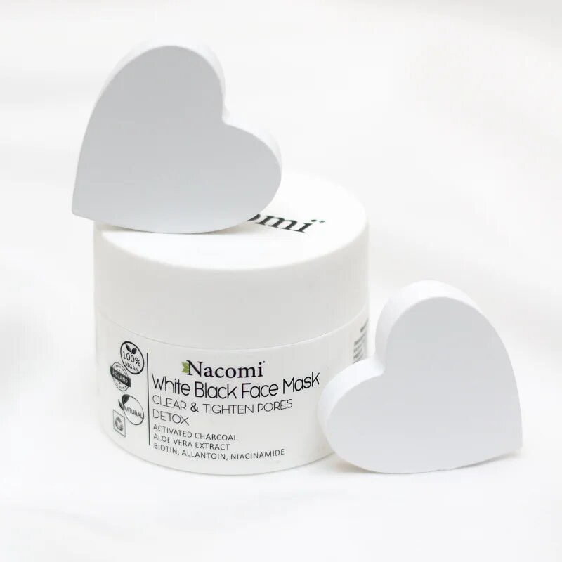 Nacomi White & Black tisztító arcmaszk 50 ml
