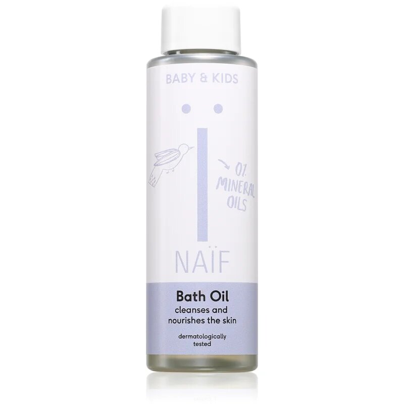 Naif Baby & Kids Bath Oil tejfürdő olaj újszülötteknek és kisgyermekeknek 100 ml