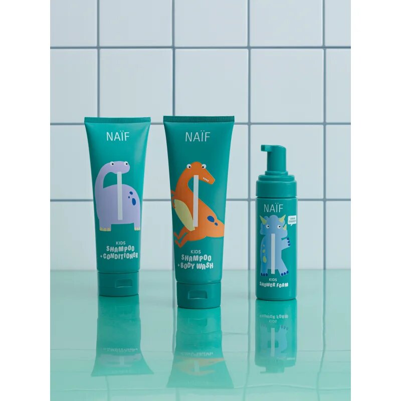 Naif Kids Shampoo + Conditioner sampon és kondicionáló gyermekeknek 250 ml