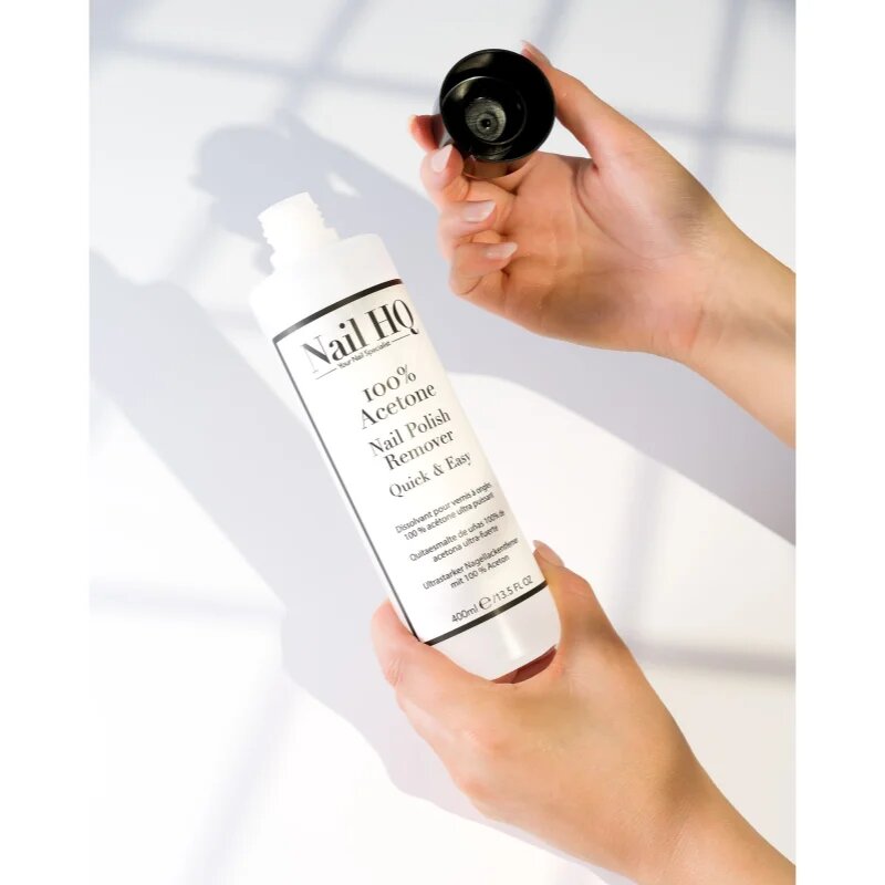 Nail HQ 100% Acetone körömlakklemosó 400 ml