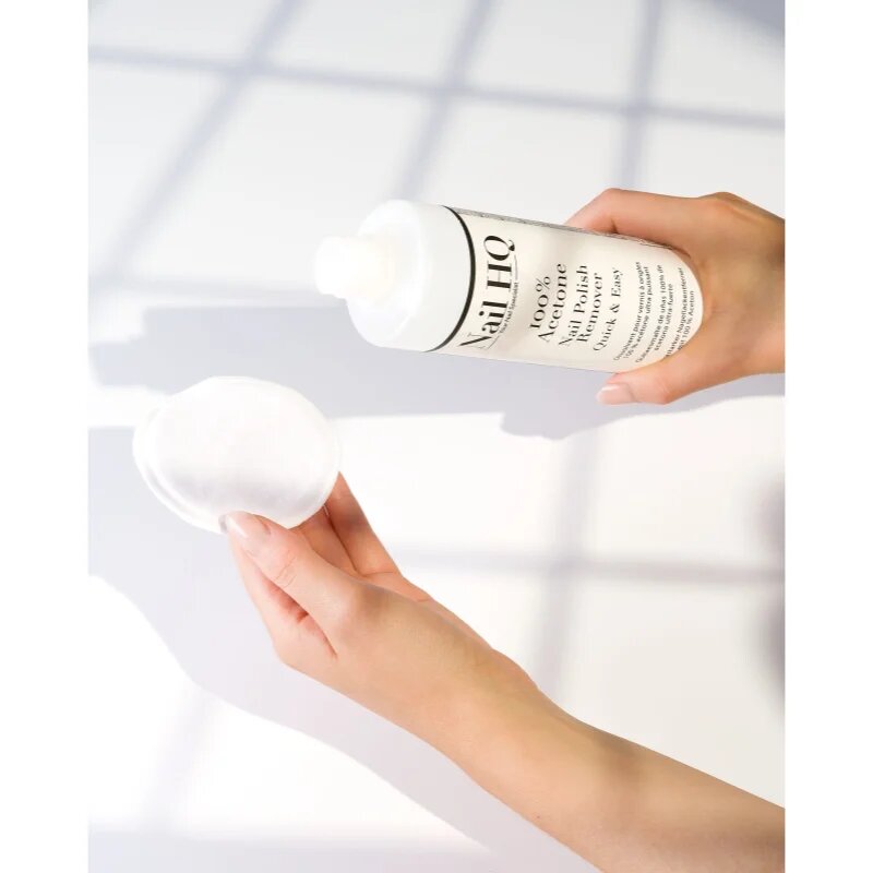 Nail HQ 100% Acetone körömlakklemosó 400 ml