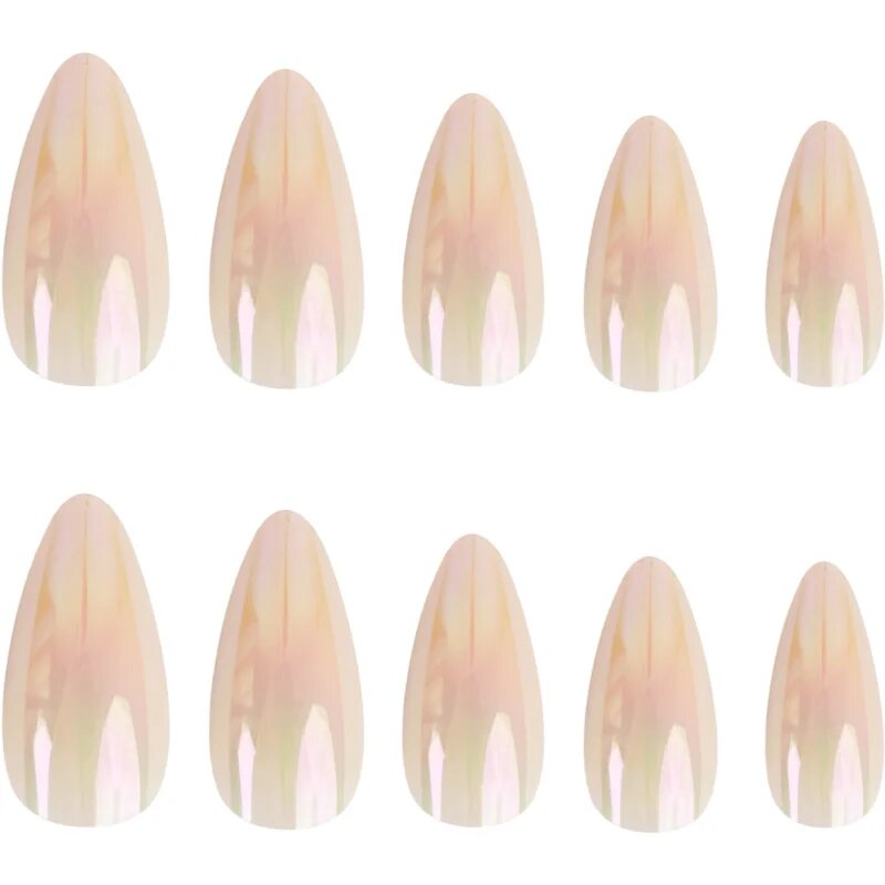 Nail HQ Almond műköröm Natural Glaze 24 db