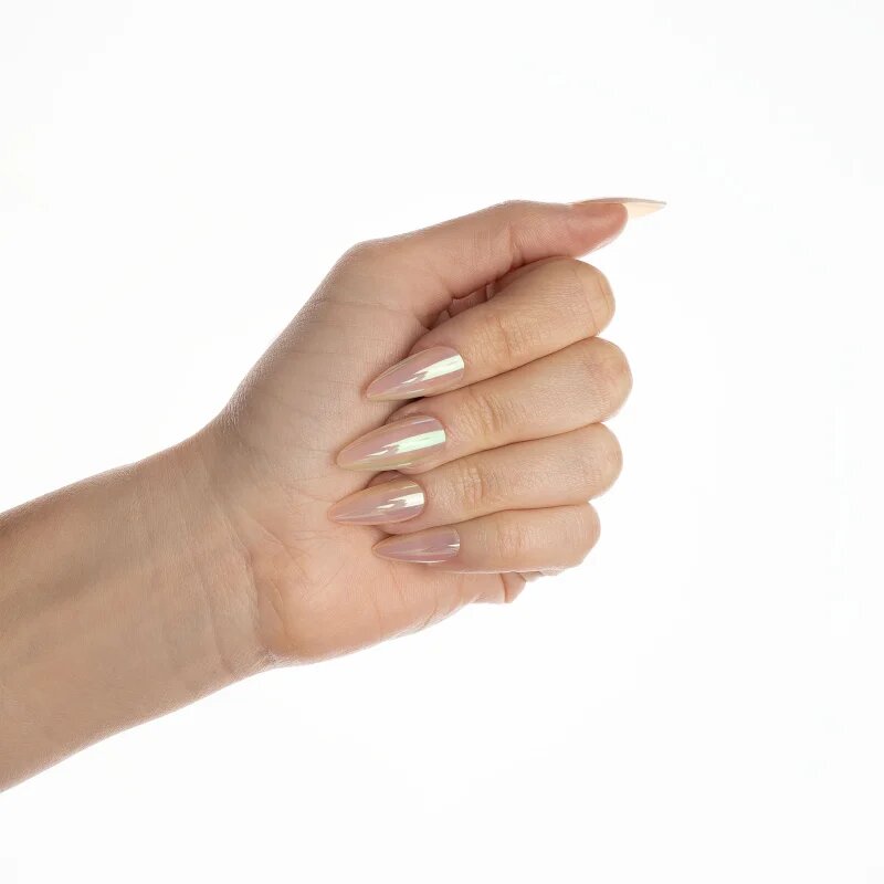 Nail HQ Almond műköröm Natural Glaze 24 db