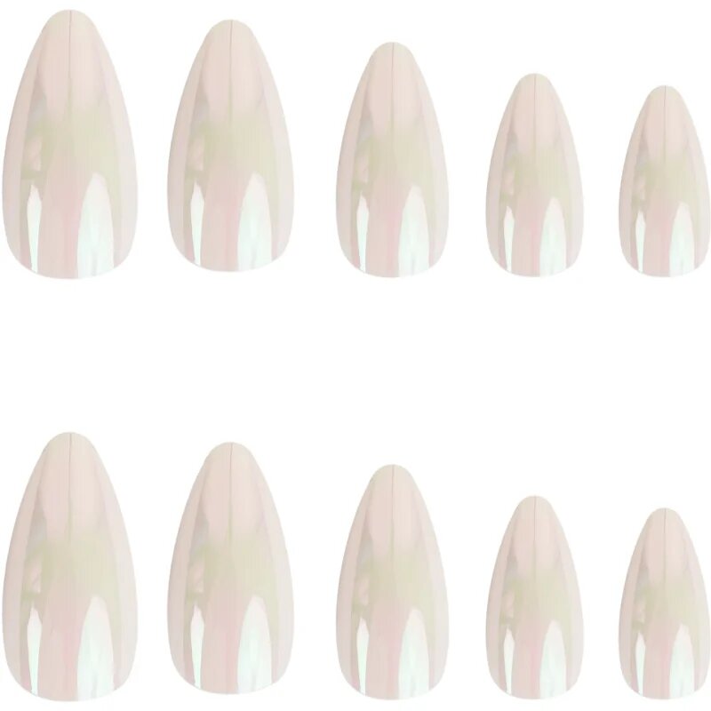 Nail HQ Almond műköröm Pearl Glaze 24 db
