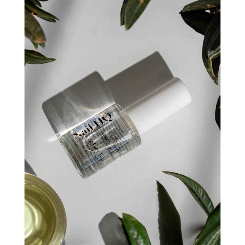 Nail HQ Gel Top Coat fedő körömlakk UV/LED-lámpa használata nélkül 10 ml