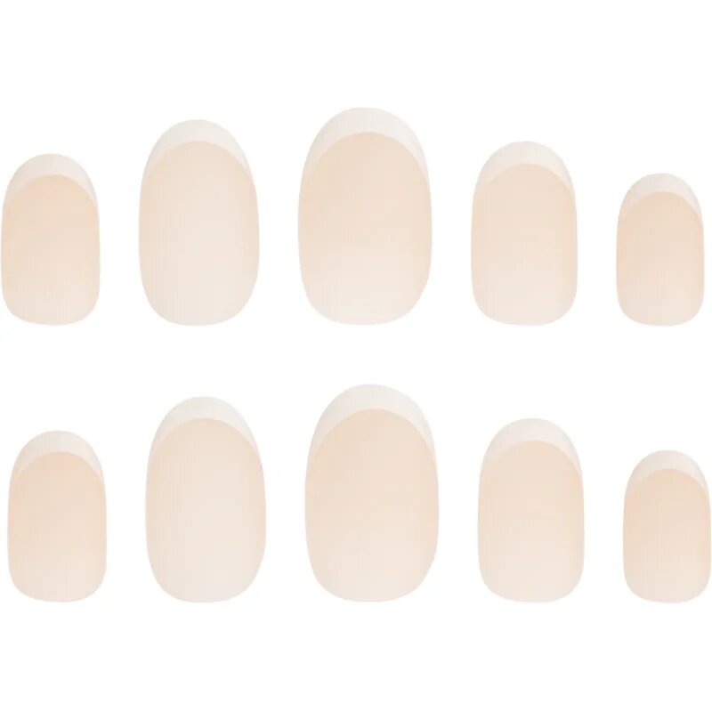Nail HQ Oval French műköröm 24 db