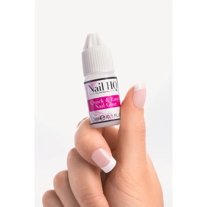 Nail HQ Quick & Easy Nail Glue köröm ragasztó 3 ml
