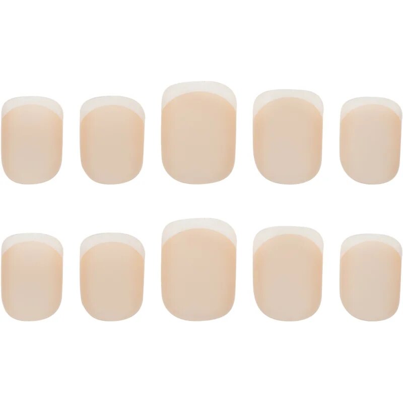 Nail HQ Square French műköröm 24 db