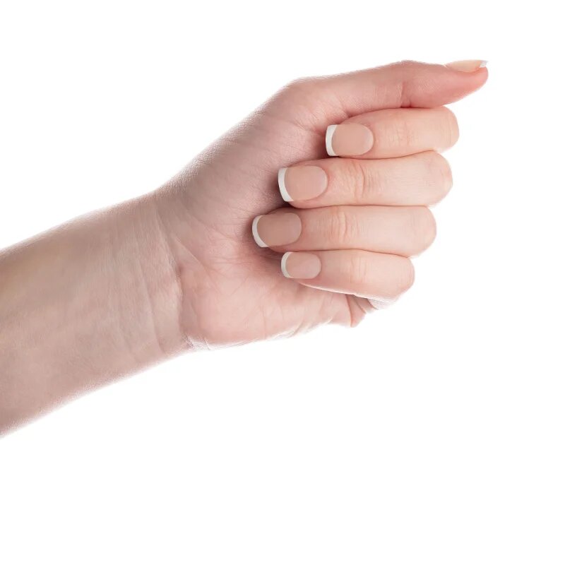 Nail HQ Square French műköröm 24 db
