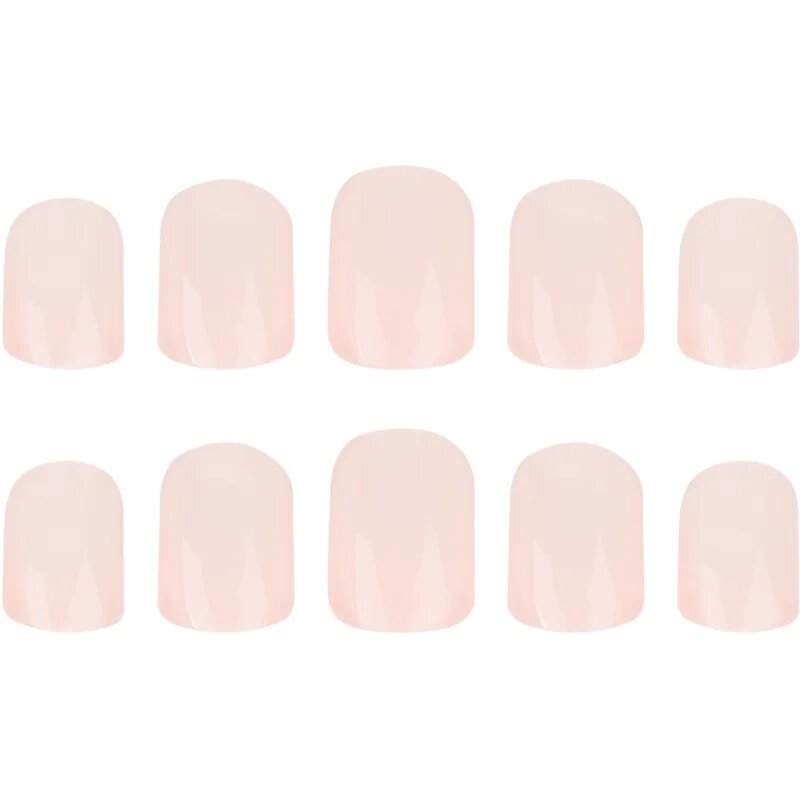 Nail HQ Square műköröm árnyalat Baby Pink 24 db