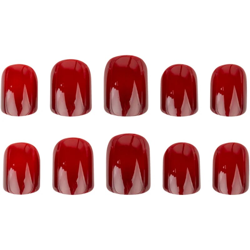 Nail HQ Square műköröm Deep Red 24 db
