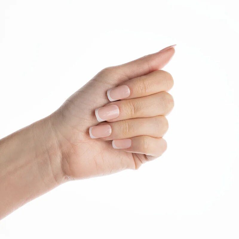 Nail HQ Square műköröm Elegant French 24 db