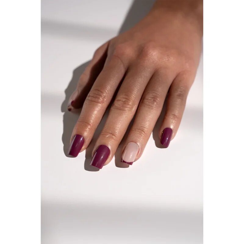 Nail HQ Square műköröm Pretty In Plum 24 db