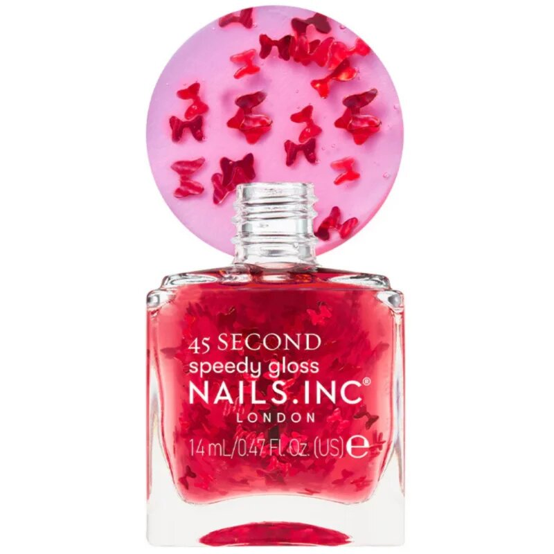 Nails Inc. 45 Second Speedy Gloss gyorsan száradó körömlakk árnyalat Bonnie 14 ml