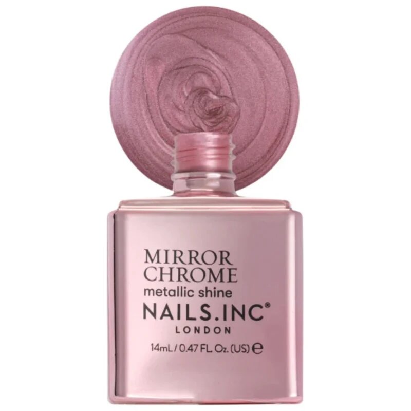 Nails Inc. Mirror Chrome körömlakk magasfényű árnyalat You're being Chromatic 14 ml