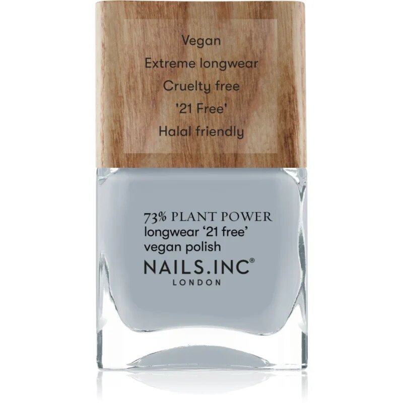 Nails Inc. Plant Power hosszantartó körömlakk árnyalat Fresh Air Don't Care 14 ml