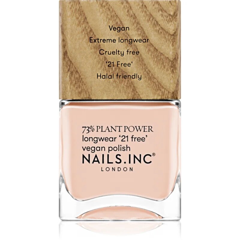 Nails Inc. Plant Power hosszantartó körömlakk árnyalat In My O-Zone 14 ml